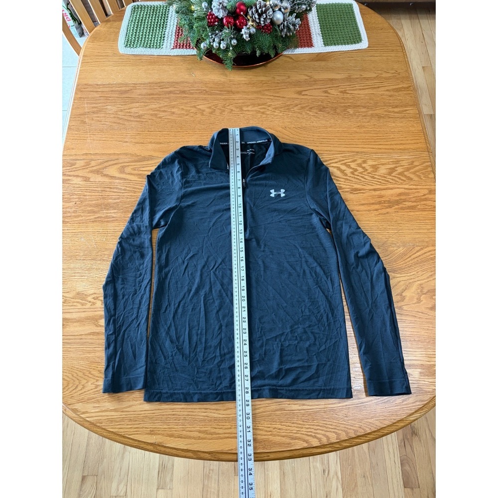 Under Armour HeatGear Quarter Zip Long‎ Sleeve Athletic Shirt Men's SM